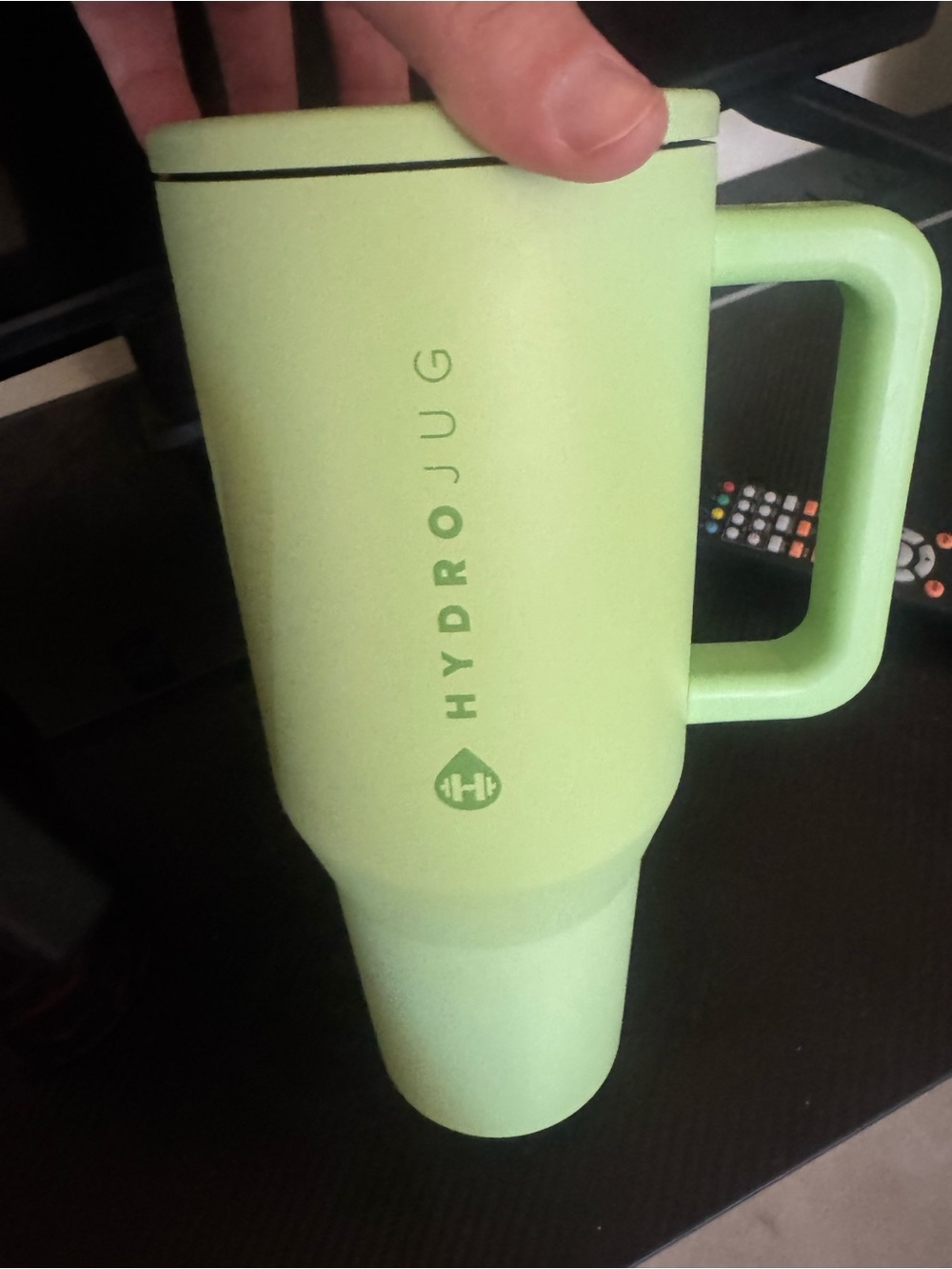 HydroJug Mint Green Insulated Travel Mug with Handle